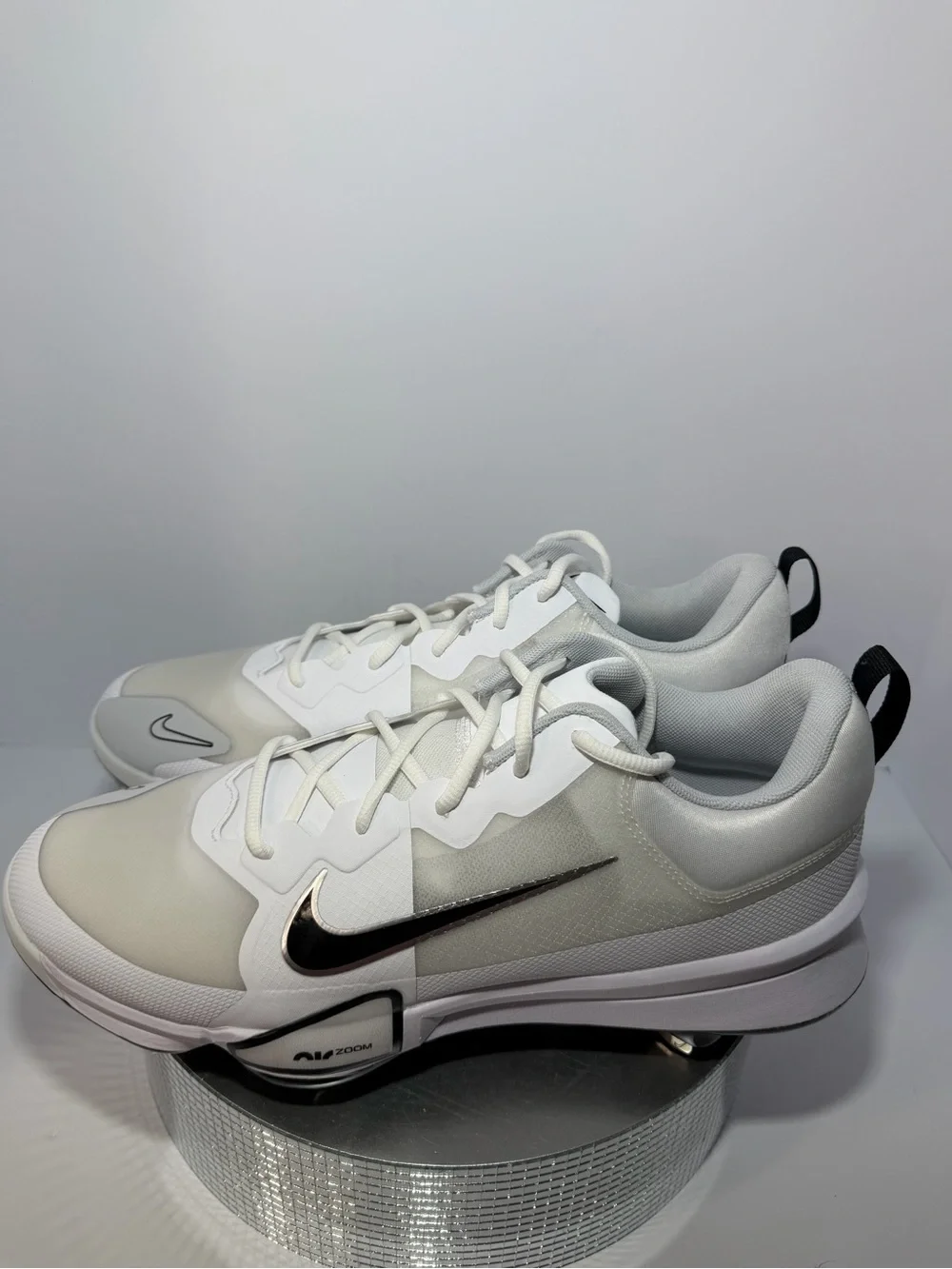 Nike White and Light Gray Athletic Trainers size 13 new w/out tags